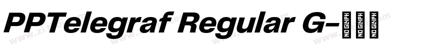 PPTelegraf Regular G字体转换